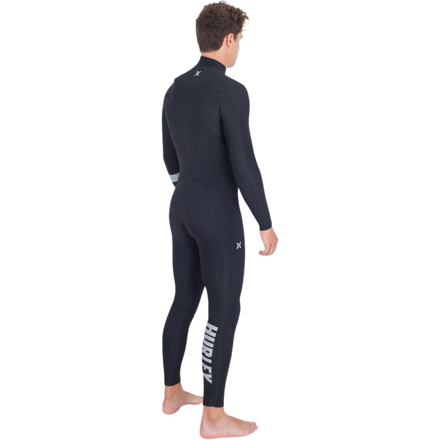 2025 Hurley Advant 5/3mm Chest Zip Våddragt MFS0013533 - Til Mænd Black